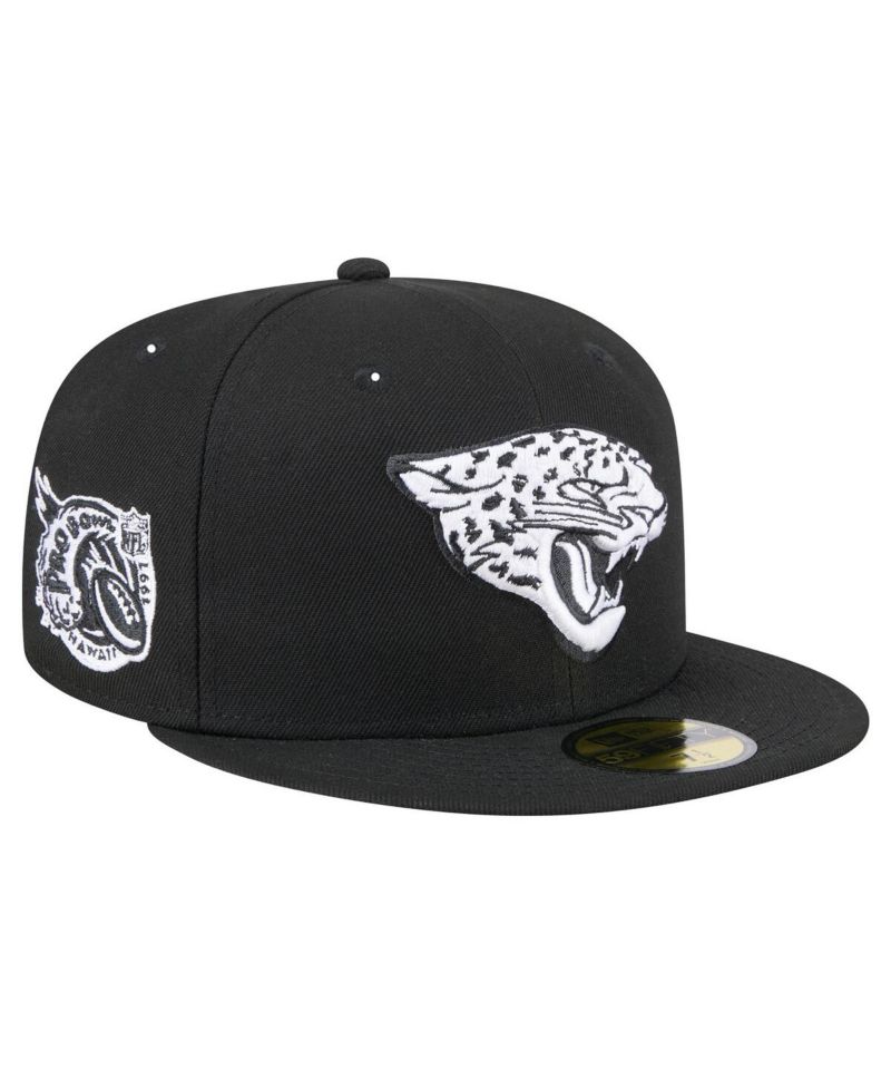 Men's Black Jacksonville Jaguars Main Patch 59FIFTY Fitted Hat
