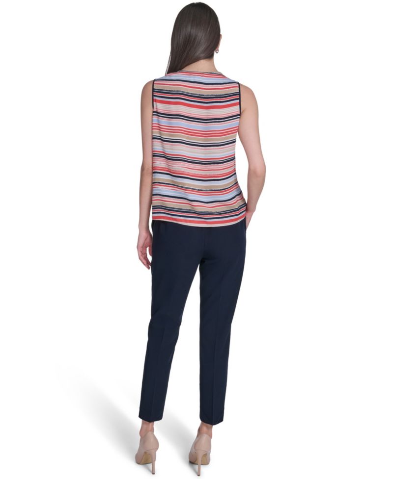 Women's Boat Neck Side-Tie Top