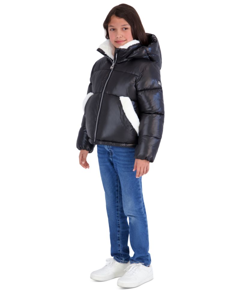 Girls' 5-16 Heavy Weight Long-Sleeve Puffer Jacket