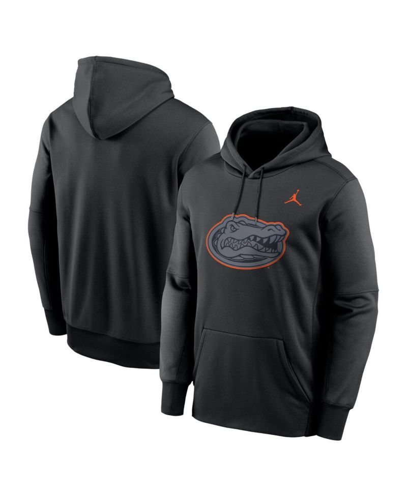 Men's Black Florida Gators Color Pop Performance Fleece Pullover Hoodie