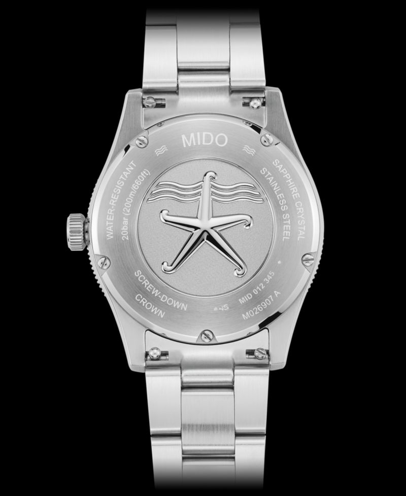 Men's Swiss Automatic Ocean Star Captain Stainless Steel Bracelet Watch 39mm