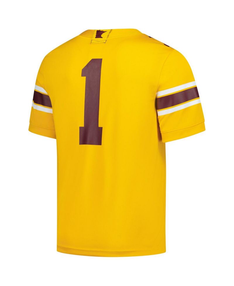 Men's 1 Gold Minnesota Golden Gophers Untouchable Replica Game Jersey