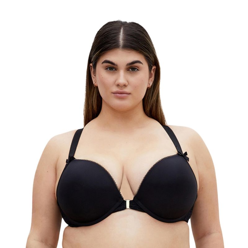 Women's Plus Size Adore Luxe Racerback Push-Up Bra