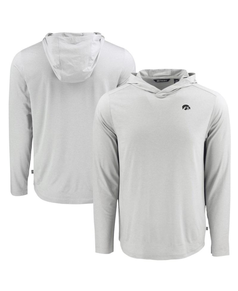 Men's Gray Iowa Hawkeyes Coastline Epic Comfort Eco Long Sleeve Hoodie