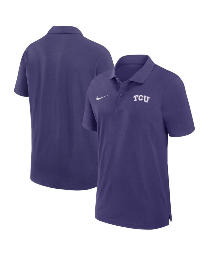 Men's Purple TCU Horned Frogs Performance Polo