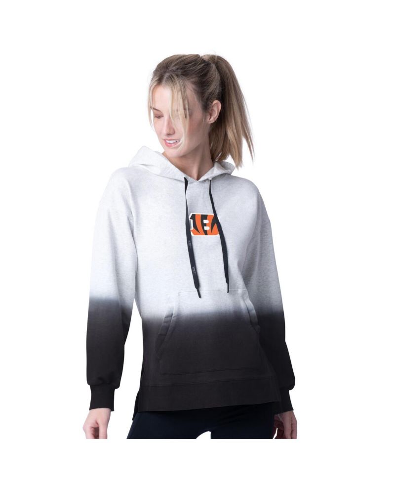 Women's Gray Cincinnati Bengals Daniela Pullover Hoodie