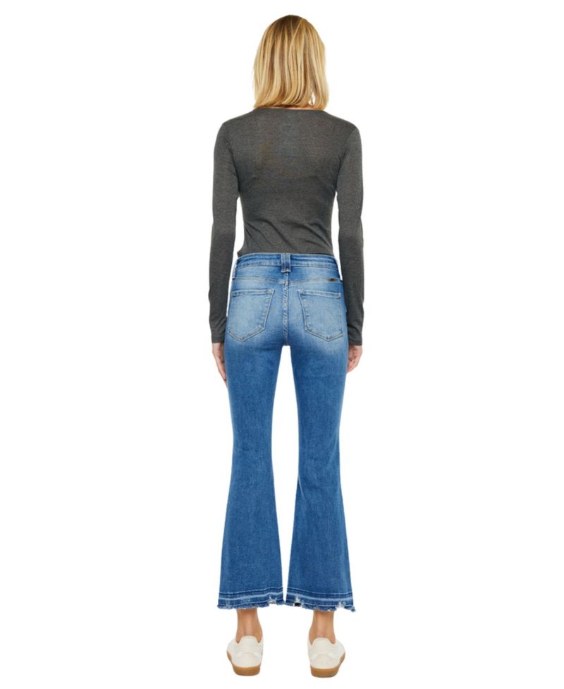 Women's Volumina High Rise Crop Bootcut Jeans