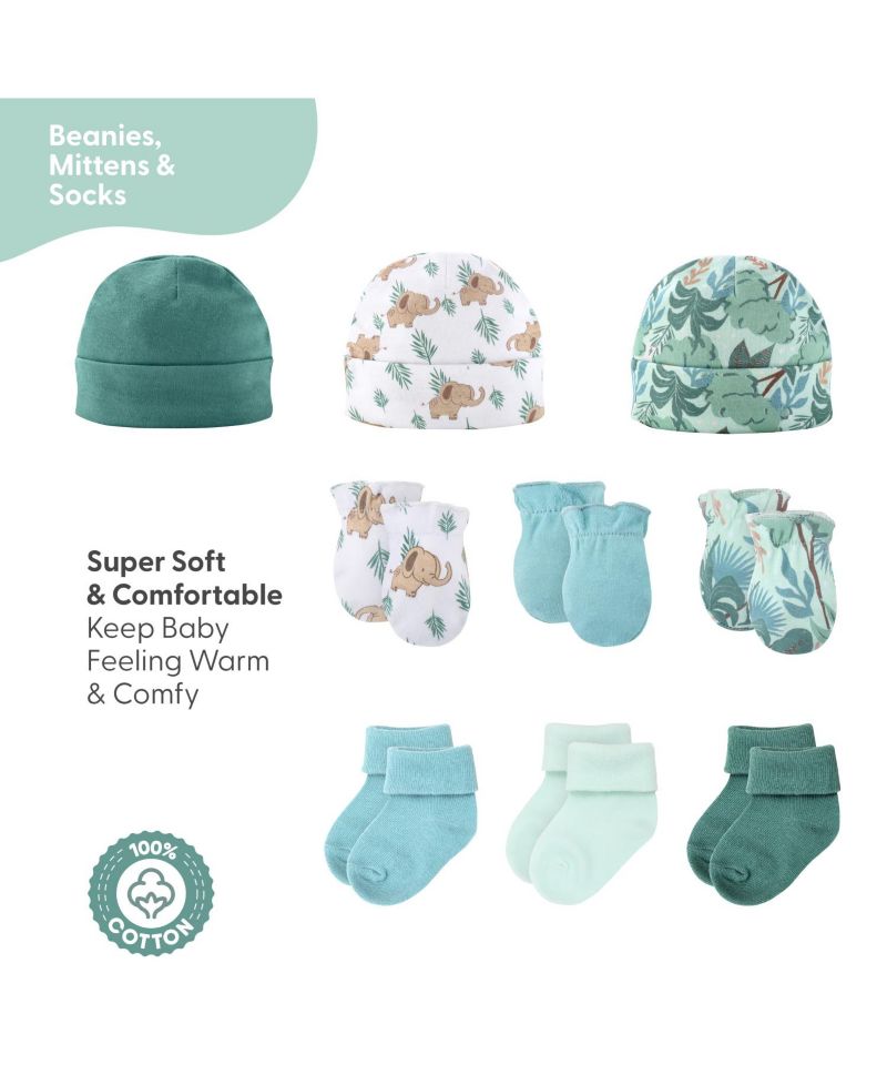 Baby Boys Layette Gift Set Wild Jungle, 16 Piece