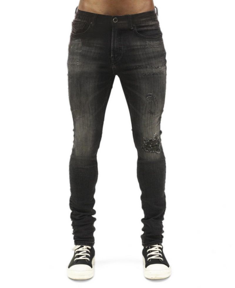 Men's Strat Super Skinny Stretch Low-Rise Jeans