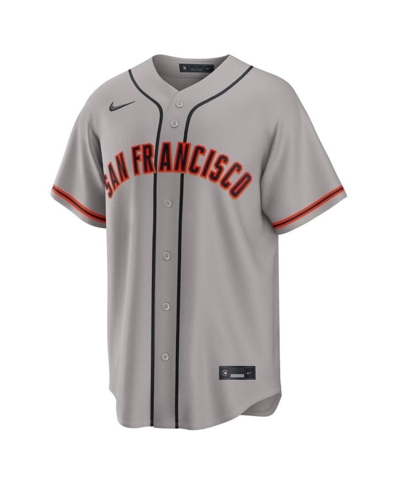 Men's Jung Hoo Lee Gray San Francisco Giants Road Replica Jersey