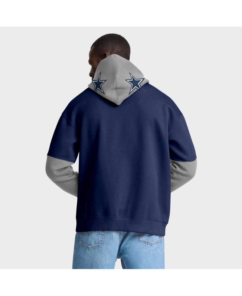 Men's Navy Dallas Cowboys Helmet Pullover Hoodie