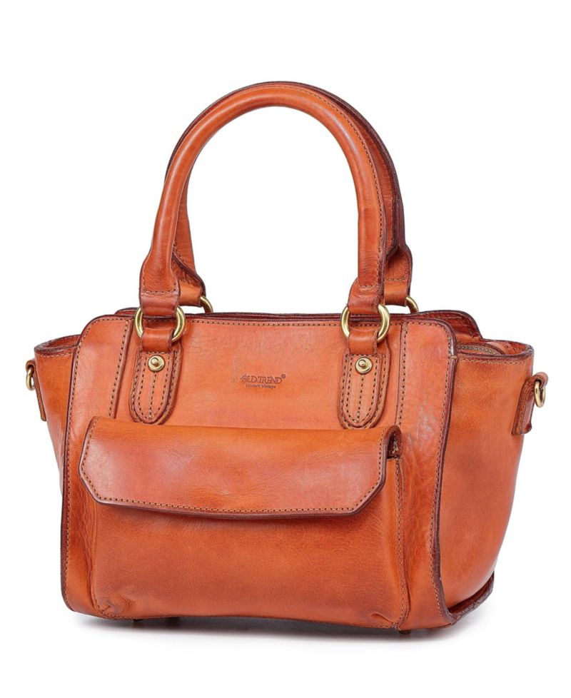Pansy Small Leather Satchel Bag