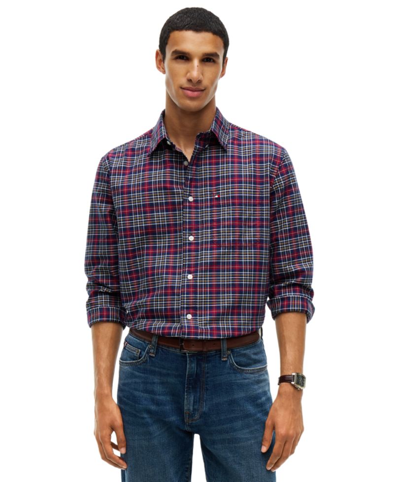 Men's Oxford Tartan Check Regular-Fit Shirt