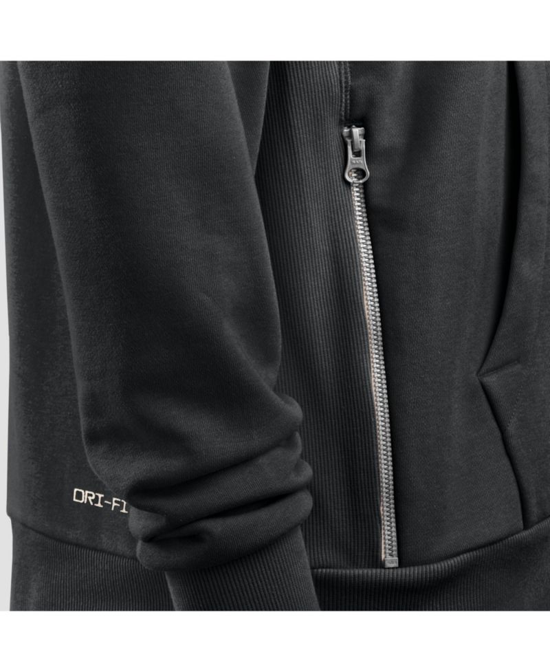 Men's Black Georgia Bulldogs 2026 Sideline Standard Issue Dri-FIT Full-Zip Hoodie