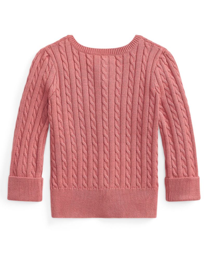 Baby Girls' Mini Cable Cotton Cardigan