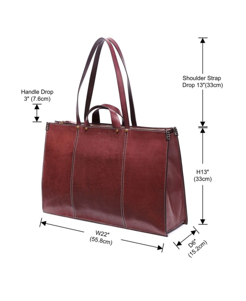 Sandstorm Extra-Large Leather Tote Bag