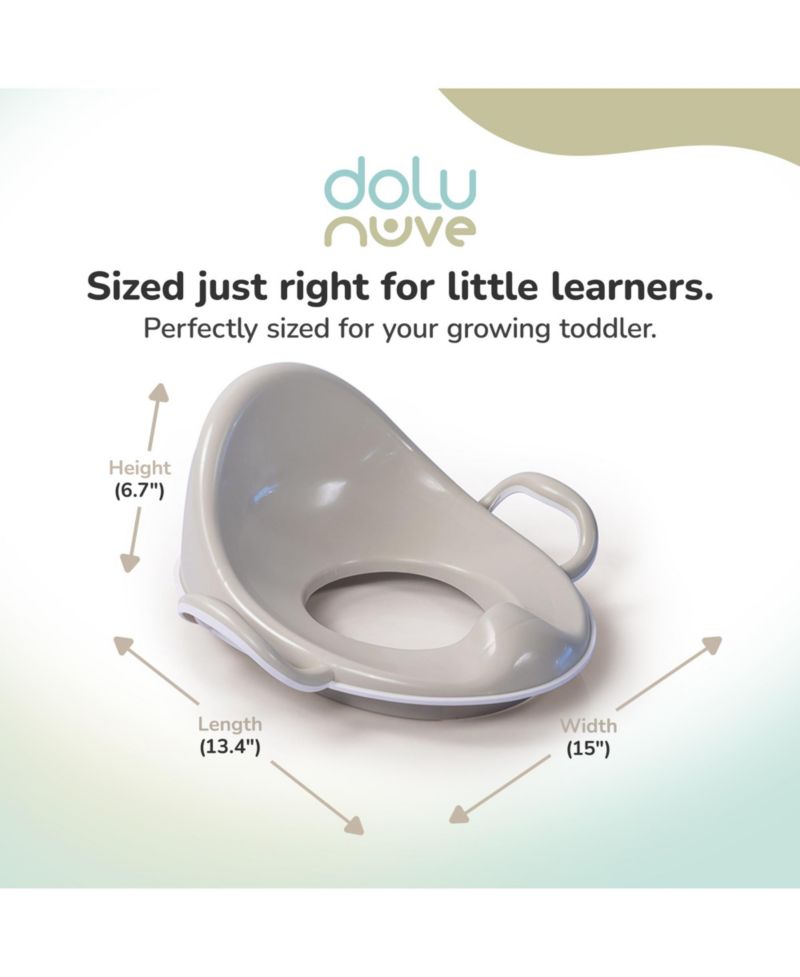 Toddler Toilet Training Seat Insert with High-Arched Backrest