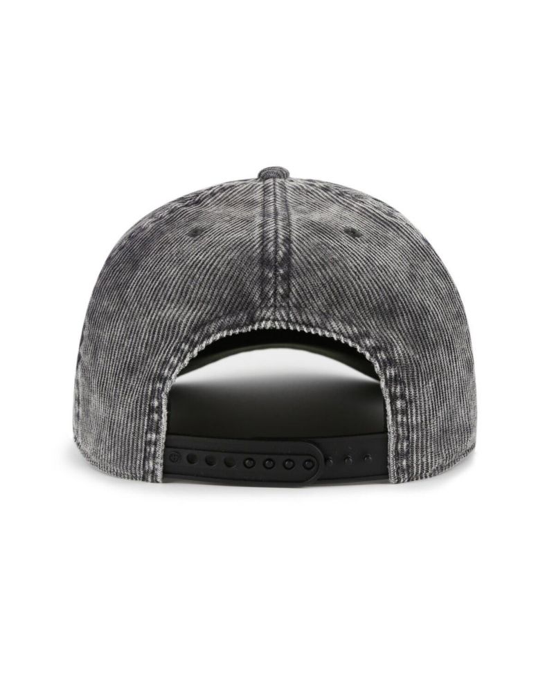 Men's Charcoal Los Angeles Lakers Reclaim Snow Wash Corduroy Adjustable Hitch Hat