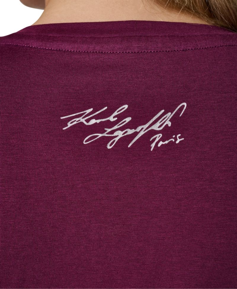 Plus Size Sparkle KLP Logo Short-Sleeve Cotton-Blend T-Shirt