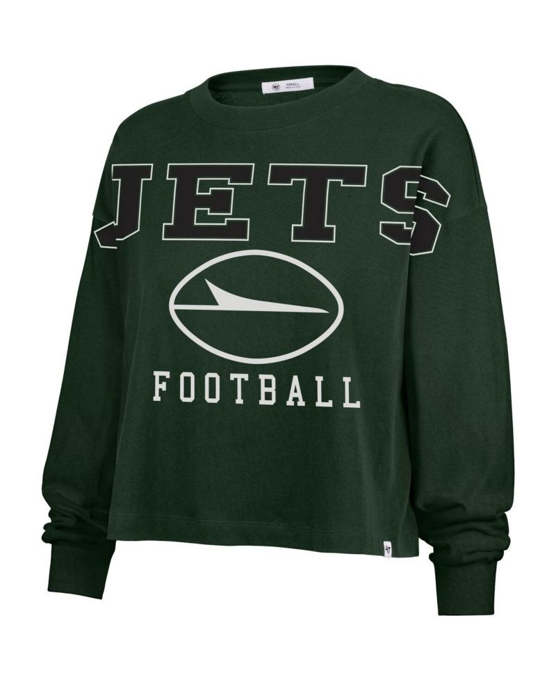 Women's Green New York Jets Outreach City Oversized Long Sleeve T-Shirt
