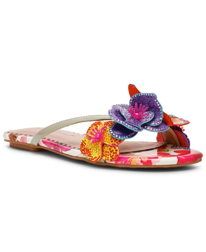 Women's Nicolle Flower Flat Sandals