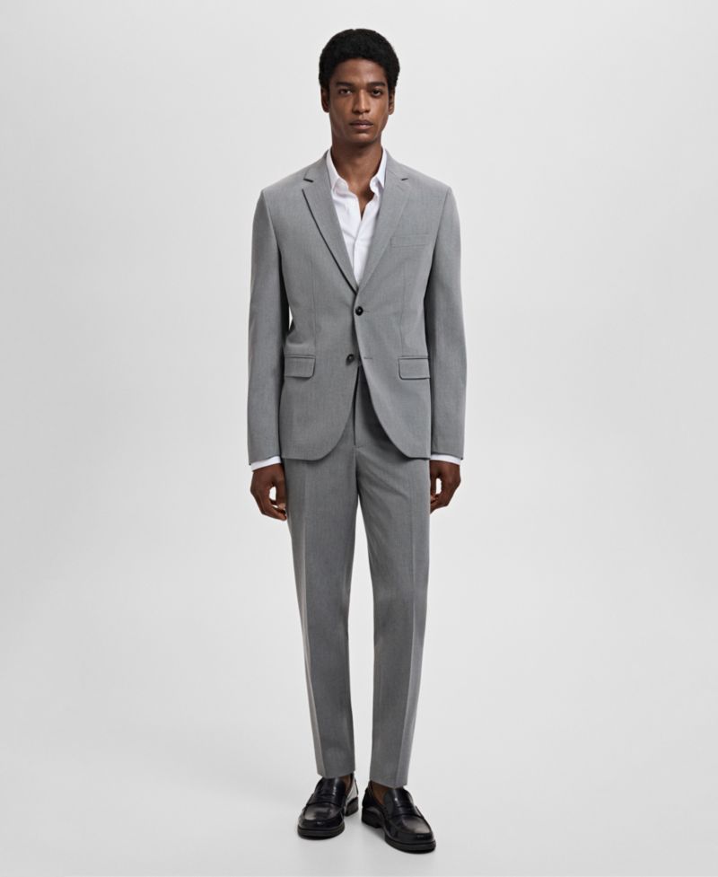 Men's Stretch Fabric Super Slim-Fit Suit Jacket