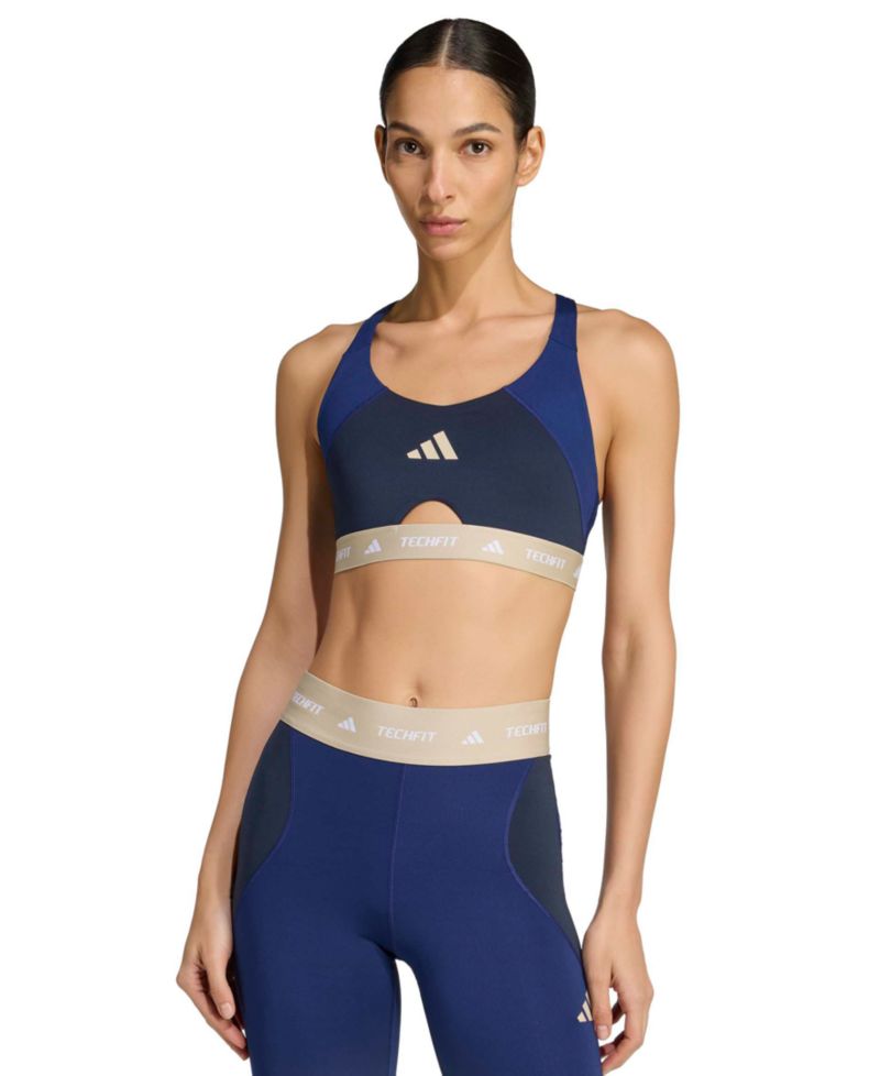 Women's Workout Color Block Medium Support Training Bra