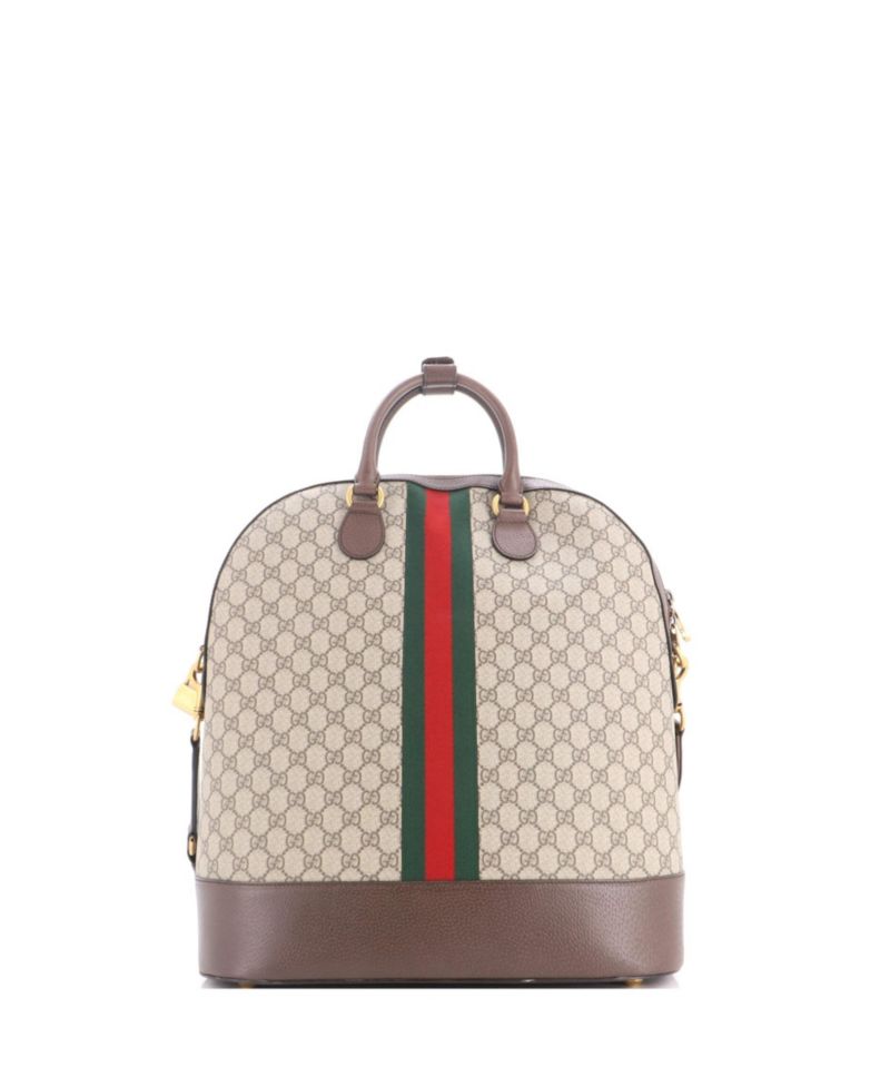 Savoy Web Bowling Crossbody Coated Canvas Tote