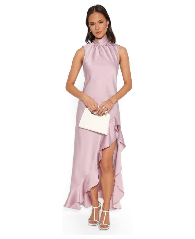 Women's Brialyn Sleeveless Asymmetric-Ruffle Maxi Dress