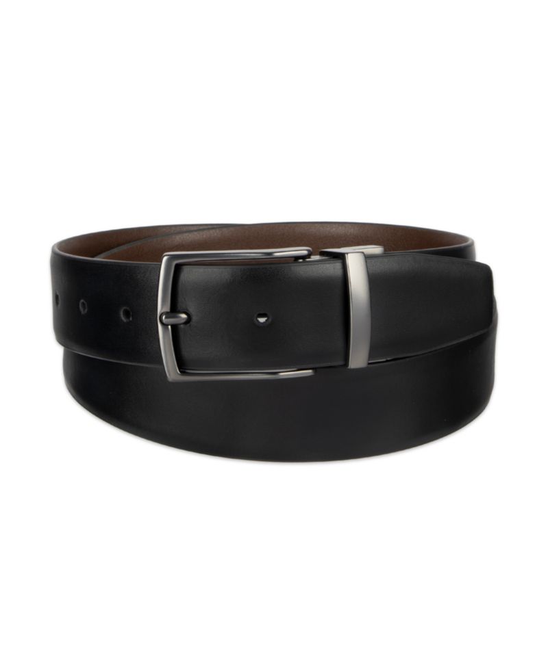 Men's 2-In-1 Reversible Leather Dress Belt