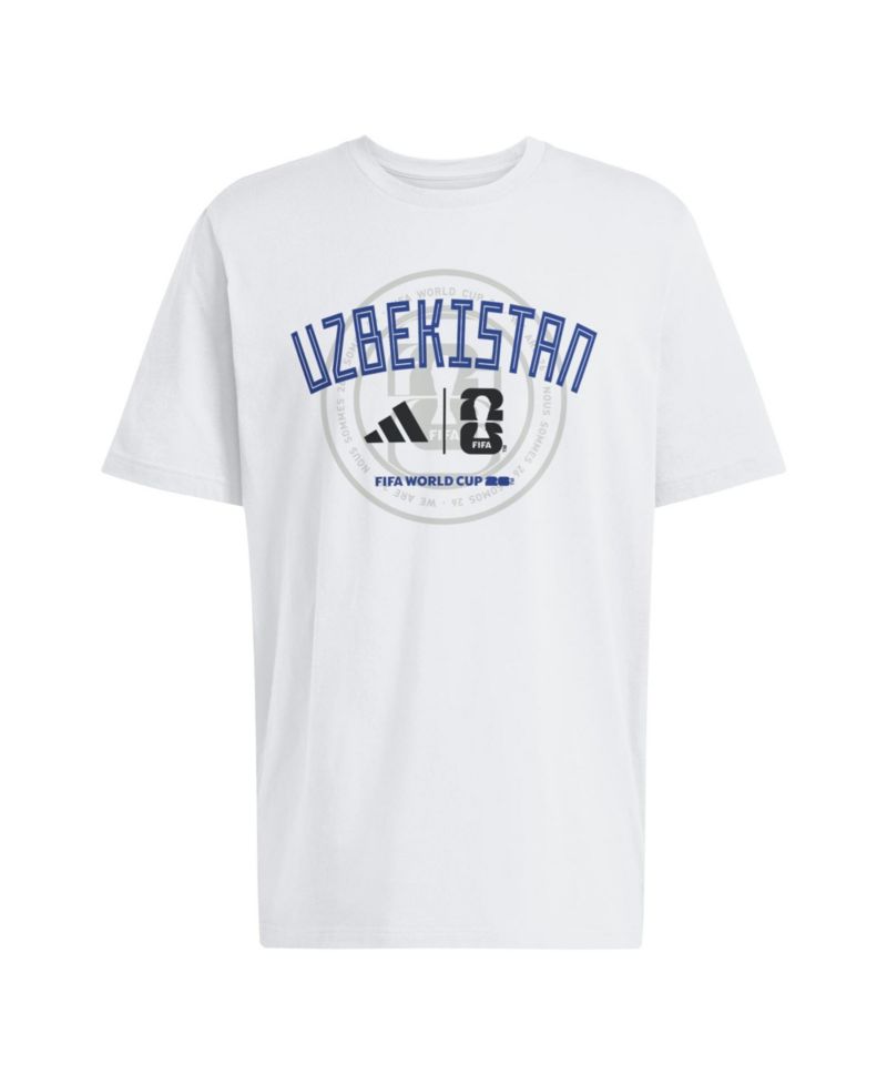 Men's White Uzbekistan National Team 2026 FIFA World Cup Qualifier T-Shirt