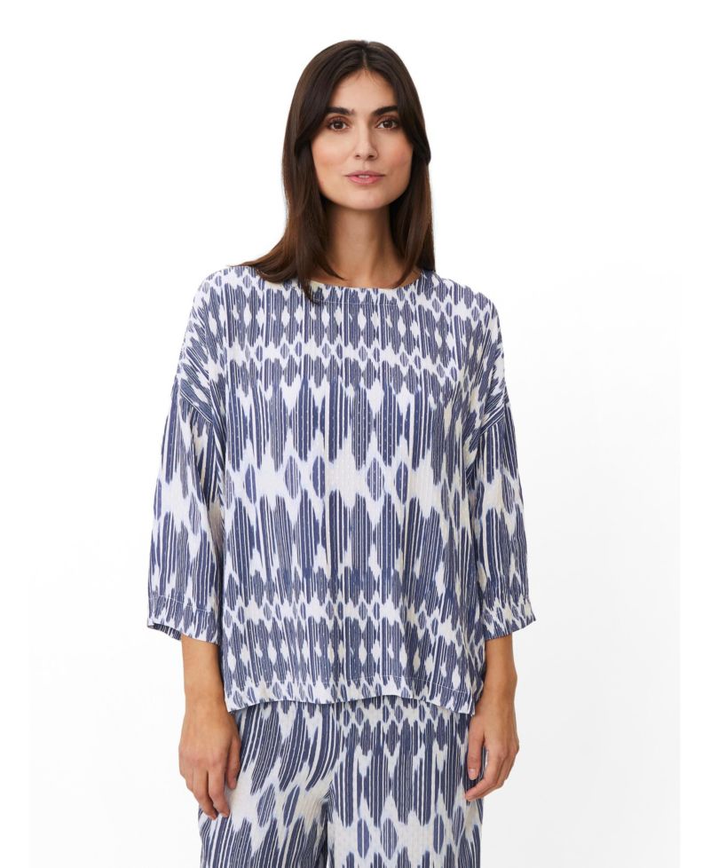 Women's Mabecca Printed 3/4-Sleeve Blouse