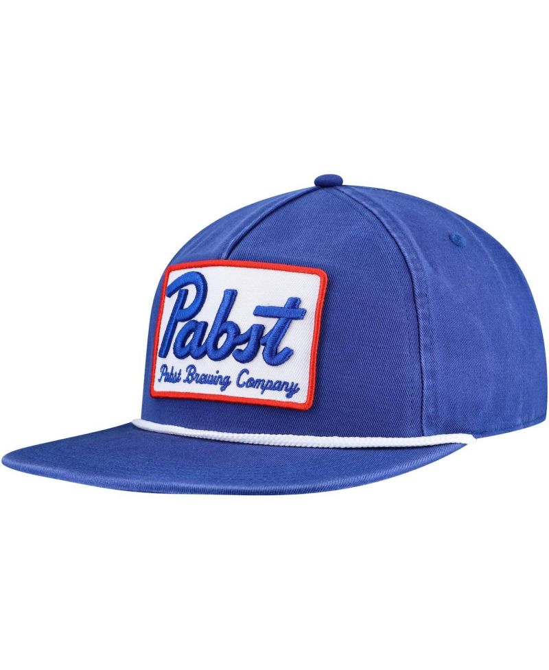 Men's Blue Pabst Blue Ribbon Adjustable with Rope Golfer Hat