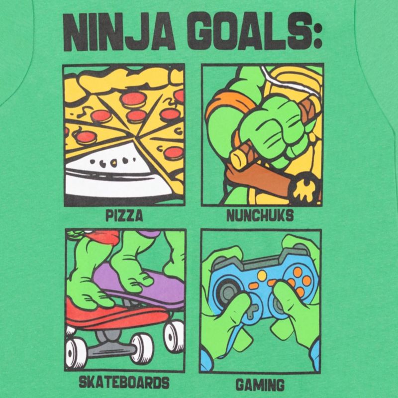 Toddler Boys Teenage Mutant Ninja (2T-5T) Turtles 2 Pack T-Shirts