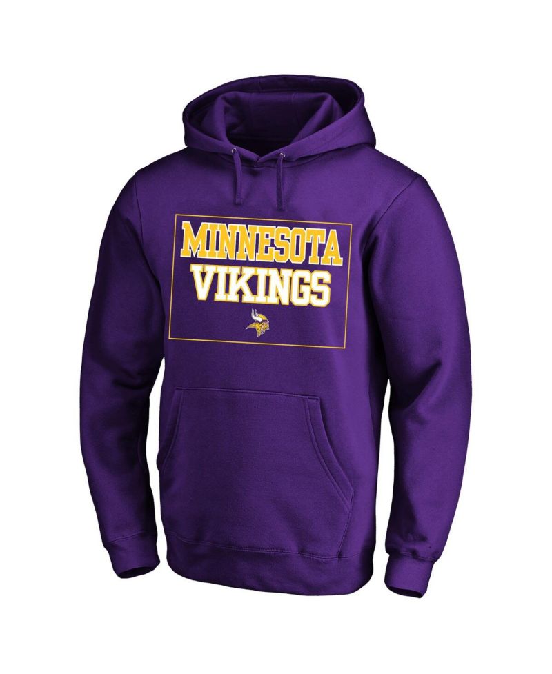 Men's Purple Minnesota Vikings Big & Tall Fleece Hoodie