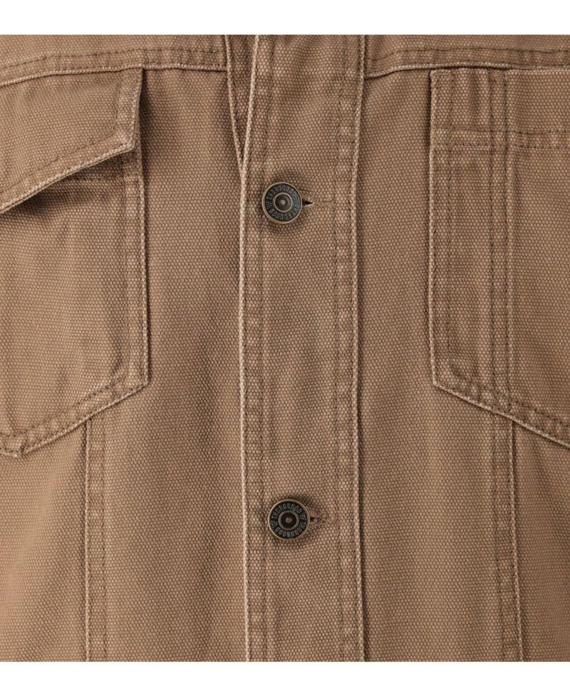 Men's Stone Wash Canvas Trucker Jacket