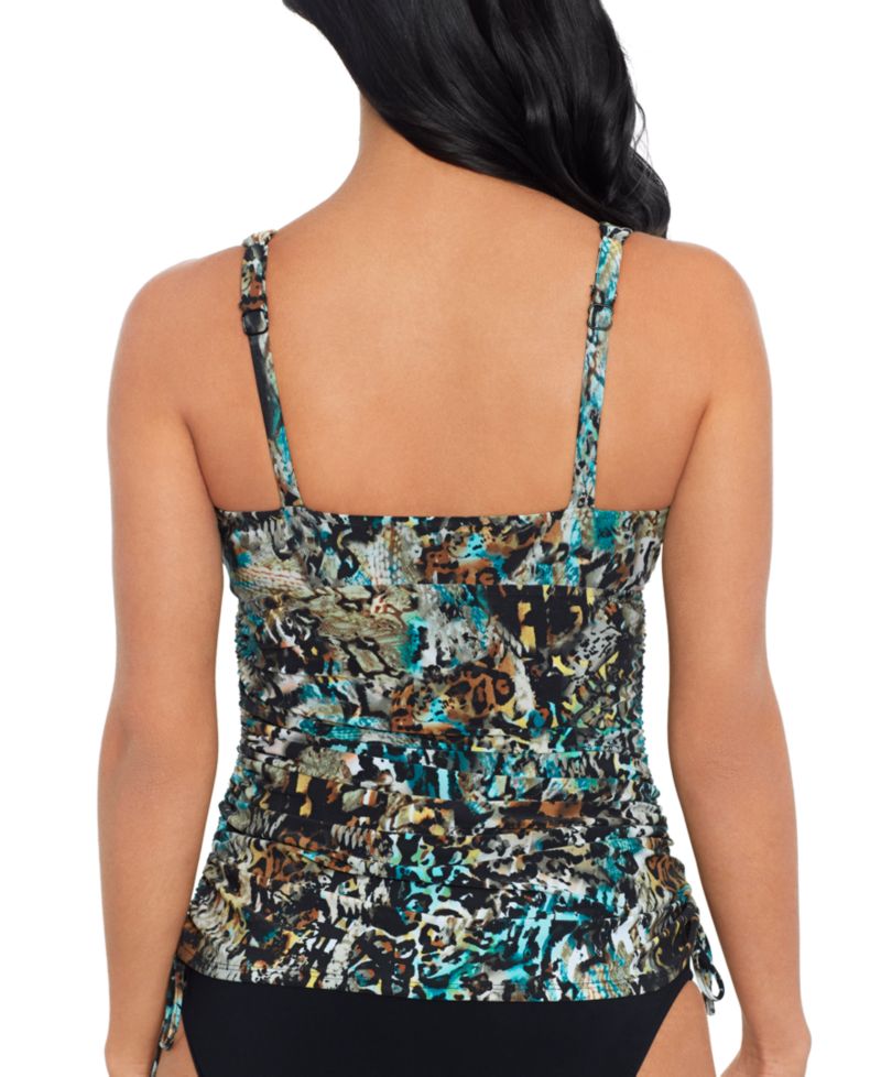 Women's Posh Mosh Dani Side-Shirred Tankini Top