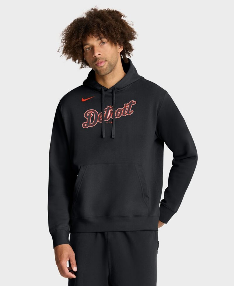 Men's Black Detroit Tigers Club Hoodie