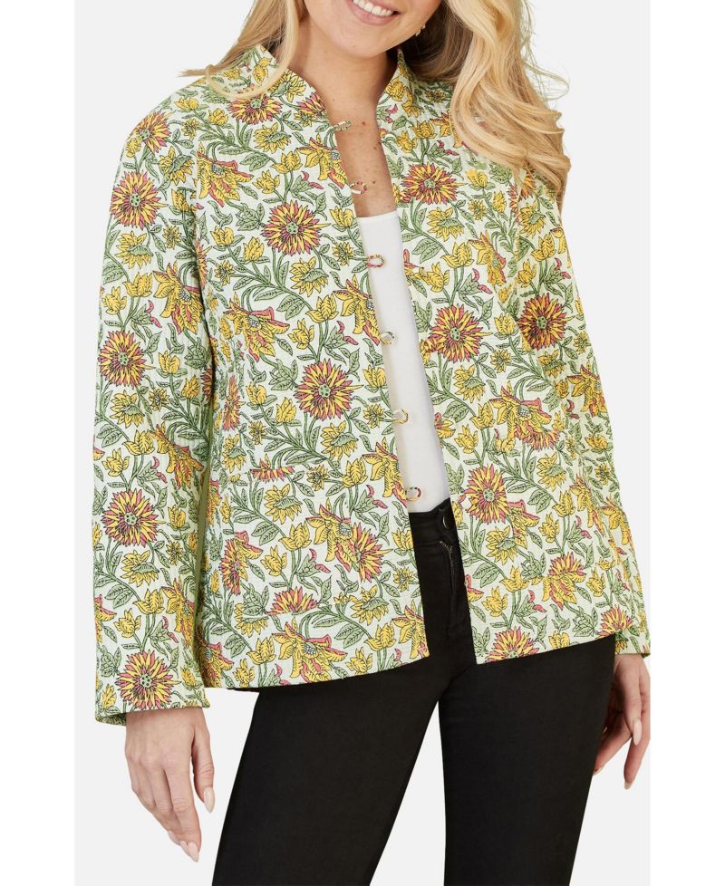 Women's Sunflower Reversible Quilted Jacket