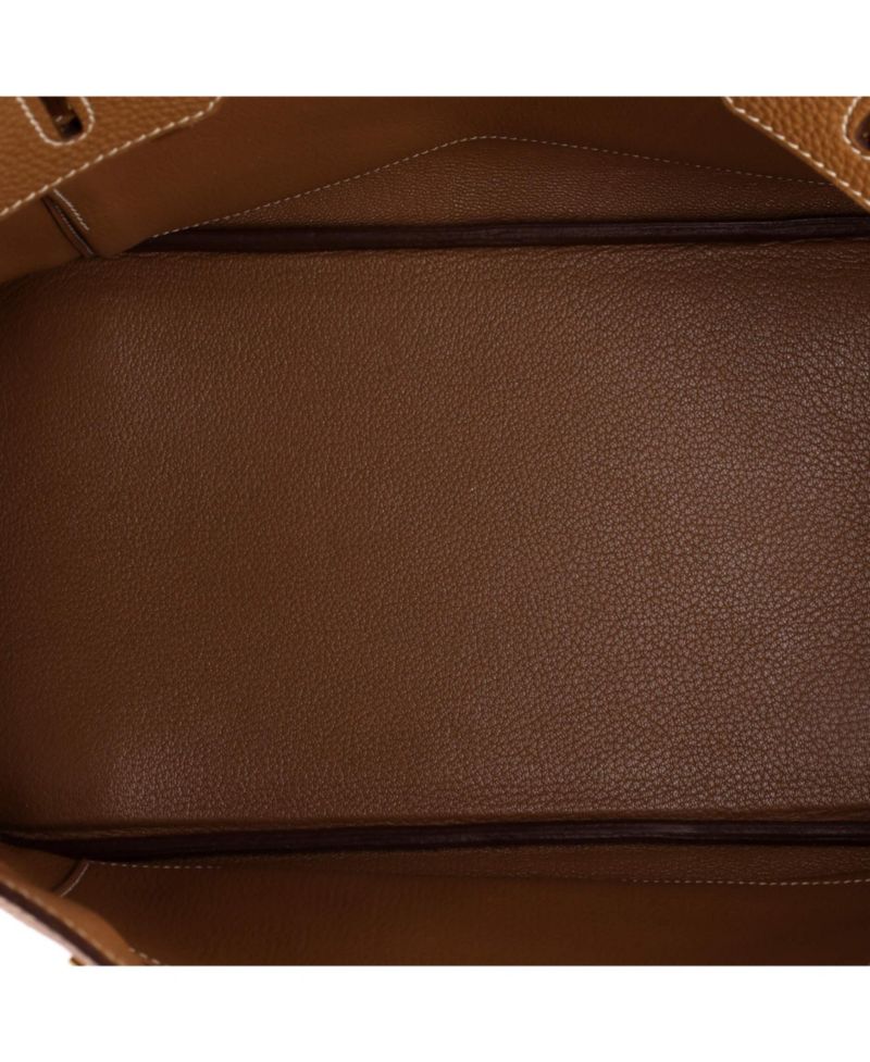 Birkin 35 Handbag Brown Togo with Gold Hardware