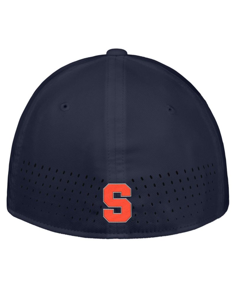 Men's Navy Syracuse Orange 2026 On-Field AeroBill SwooshFlex Dri-FIT Hat