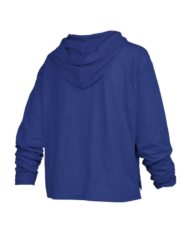 Women's Kansas Jayhawks Nelson Long Sleeve Hooded Slub T-Shirt