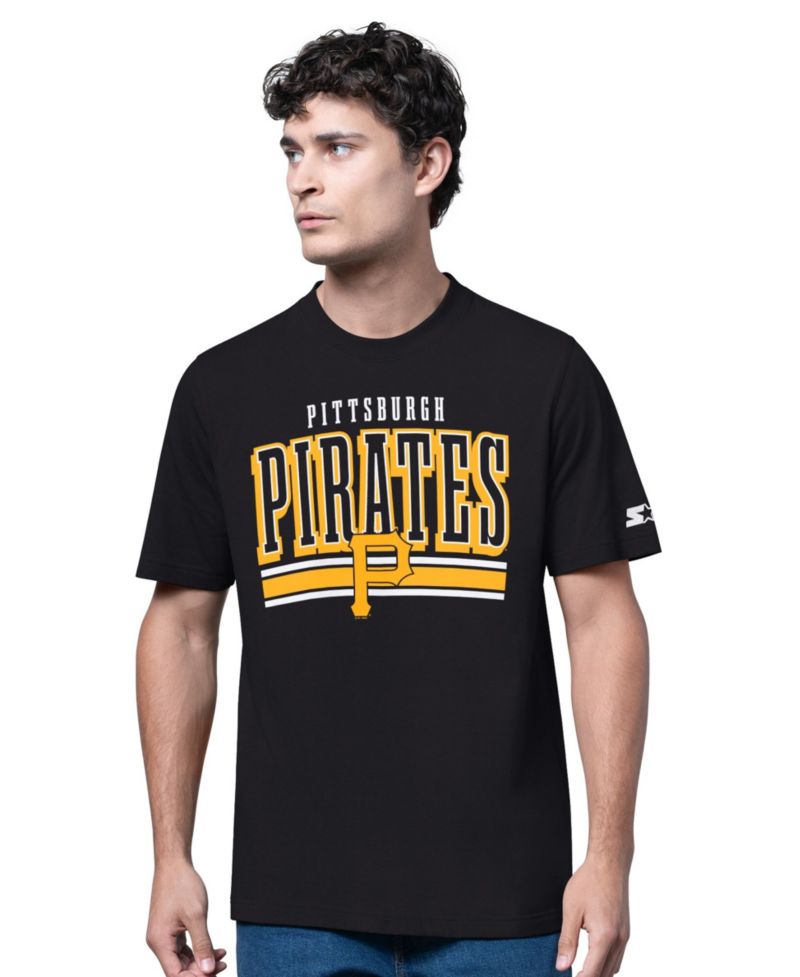 Men's Heather Gray/Black Pittsburgh Pirates Two-Pack Long Sleeve Short Sleeve T-Shirt Set