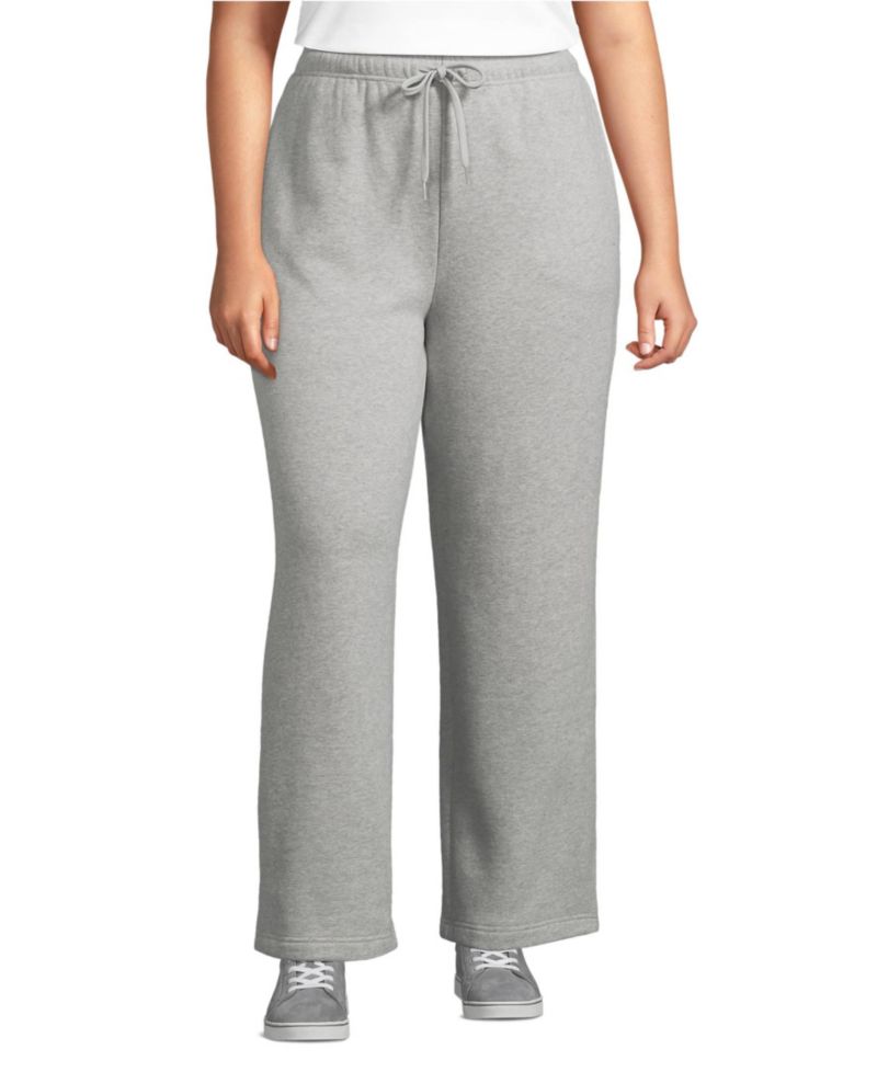 Plus Size Serious Sweats High Rise Relaxed Straight Leg Pants - Set Bottom