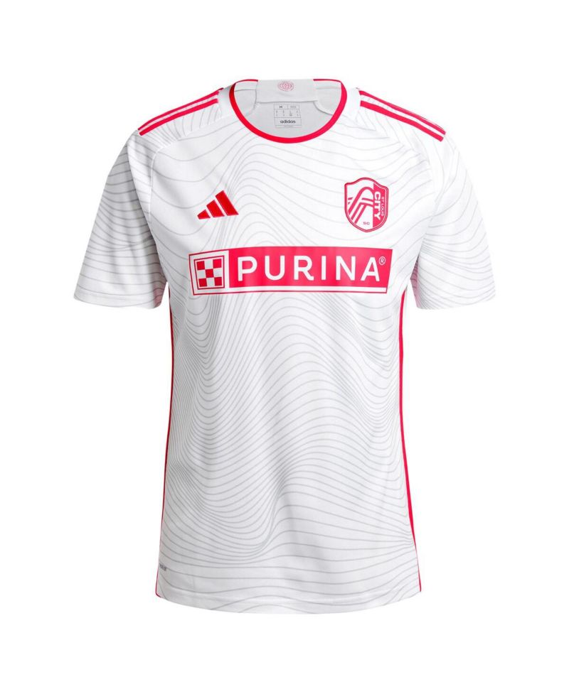 Men's Eduard Lowen White St. Louis City SC 2024 The Confluence Kit Replica Player Jersey
