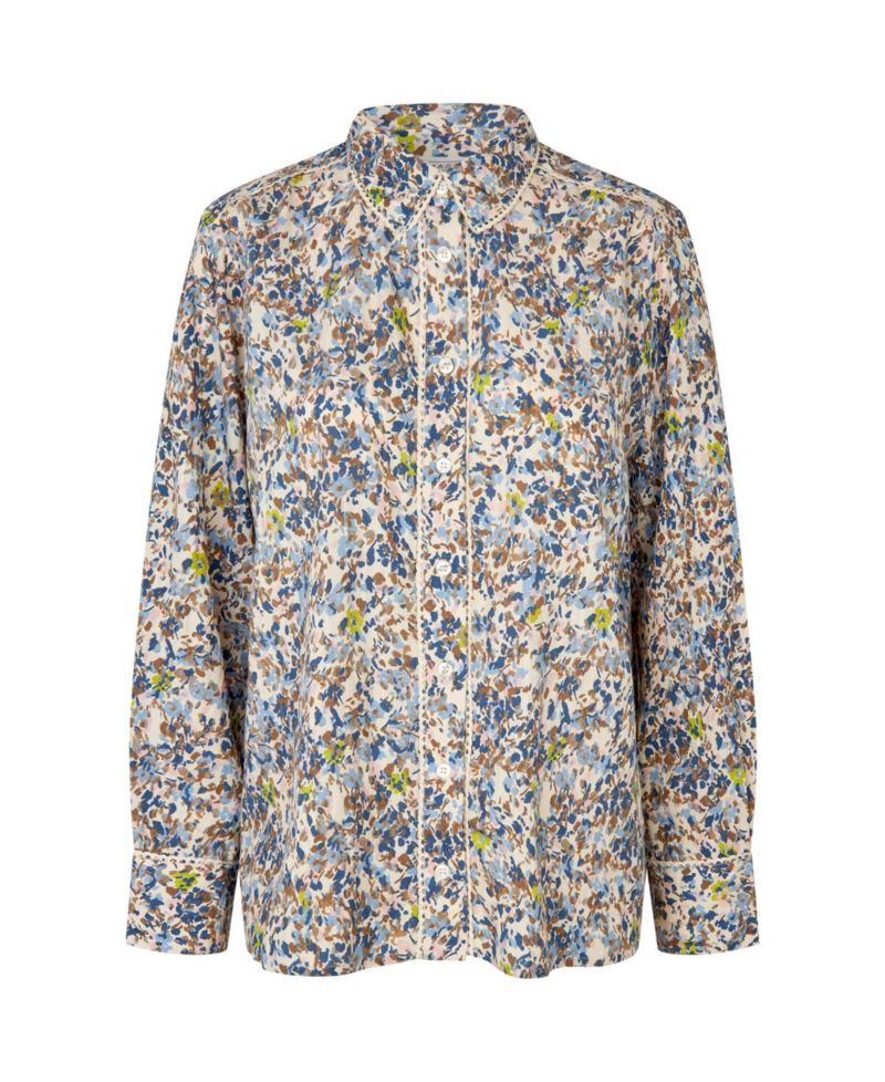 Women's MaIthyria Long-Sleeve Floral-Print Button-Down Shirt