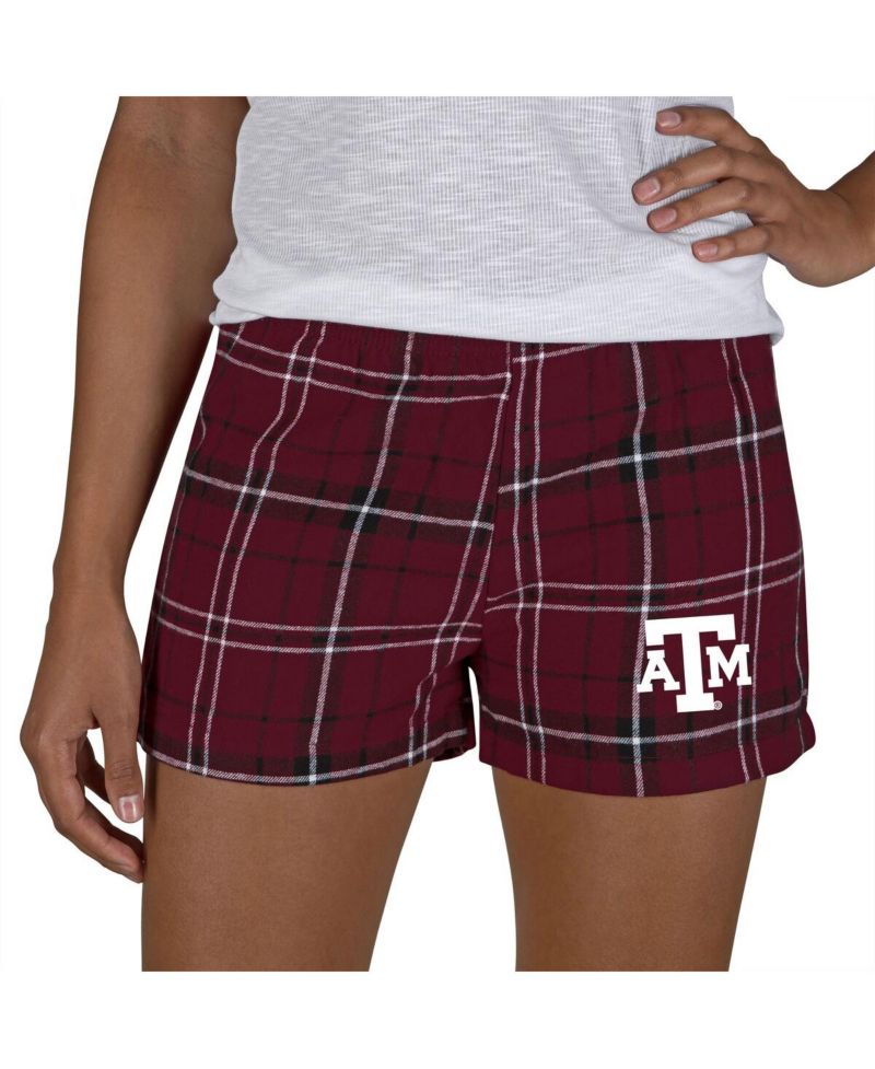 Women's Maroon/Black Texas A&M Aggies Ultimate Flannel Shorts