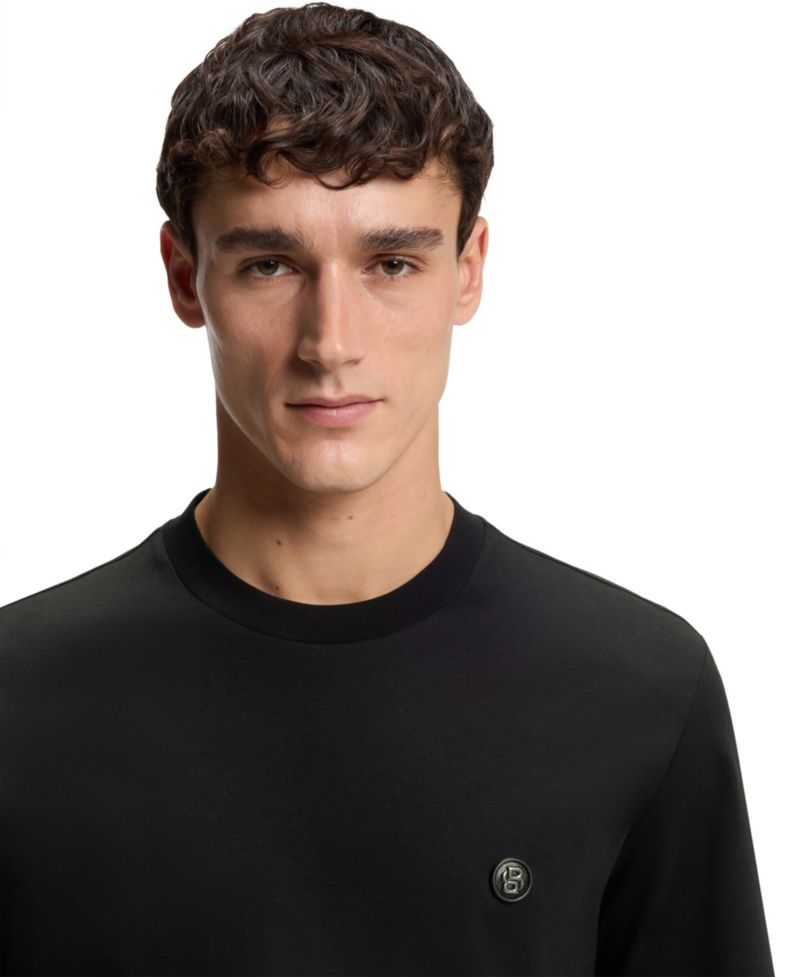 Men's Cotton Monogram Regular-Fit T-Shirt