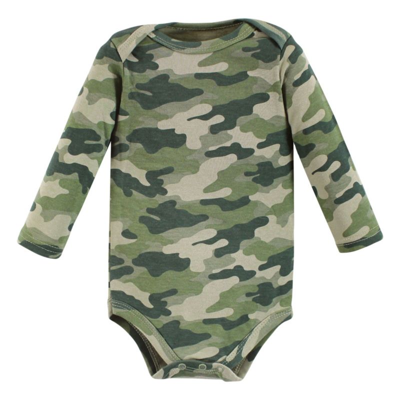 Baby Boys Cotton Long-Sleeve Bodysuit 3Pk