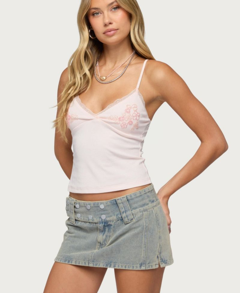 Women's Arwen Lacey Beaded Tank Top